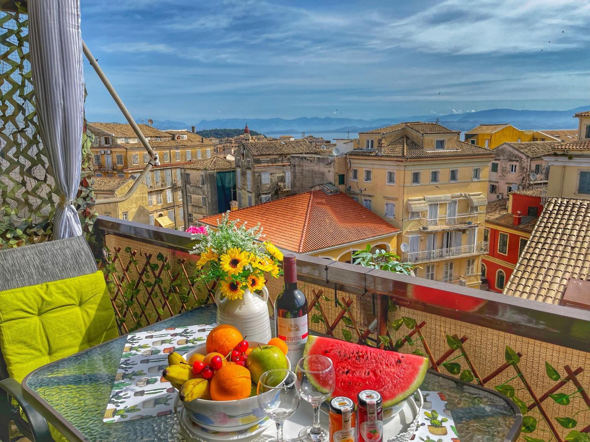 Corfu Panoramic View All The City Extérieur photo